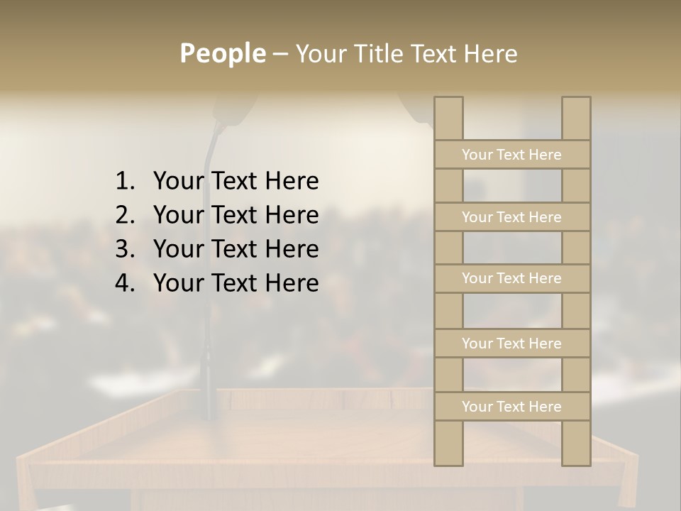 Listen Room Business PowerPoint Template