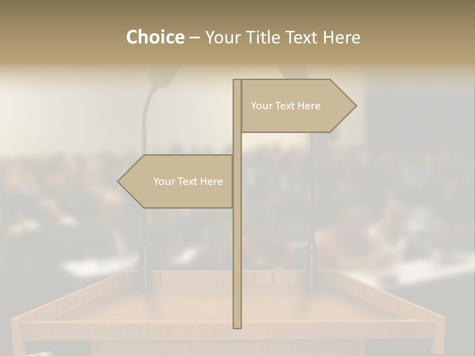 Listen Room Business PowerPoint Template