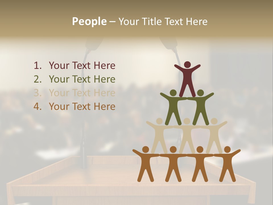 Listen Room Business PowerPoint Template