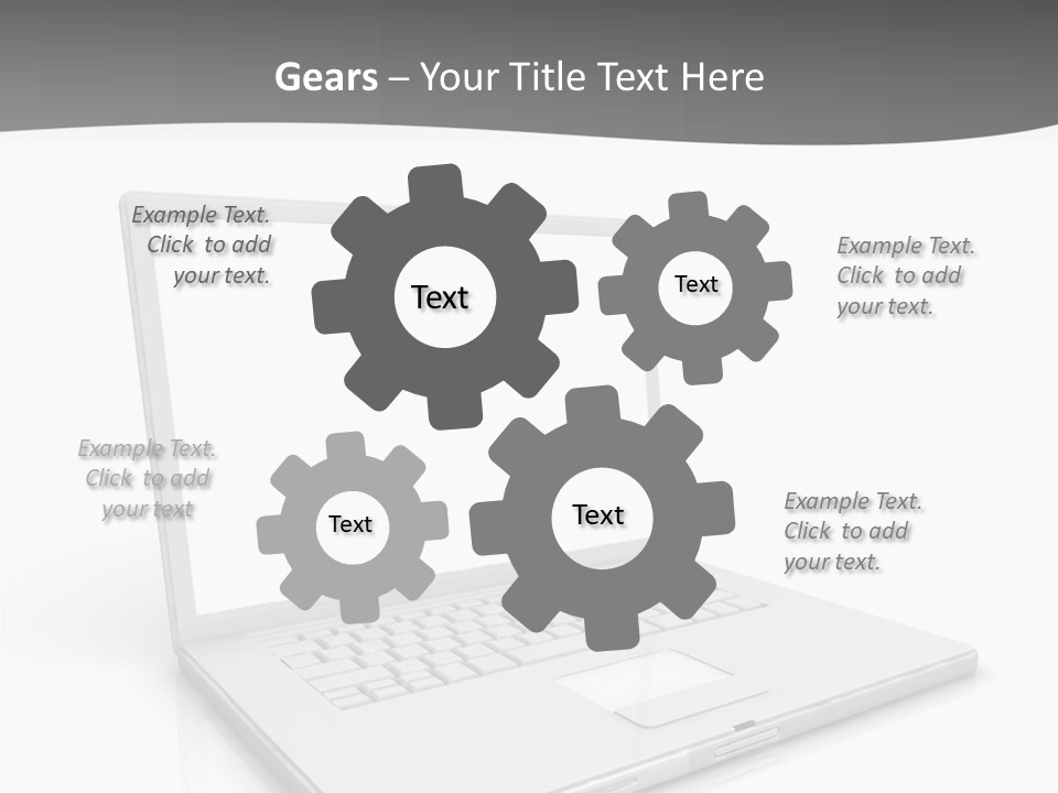 Mobile Business Symbol PowerPoint Template
