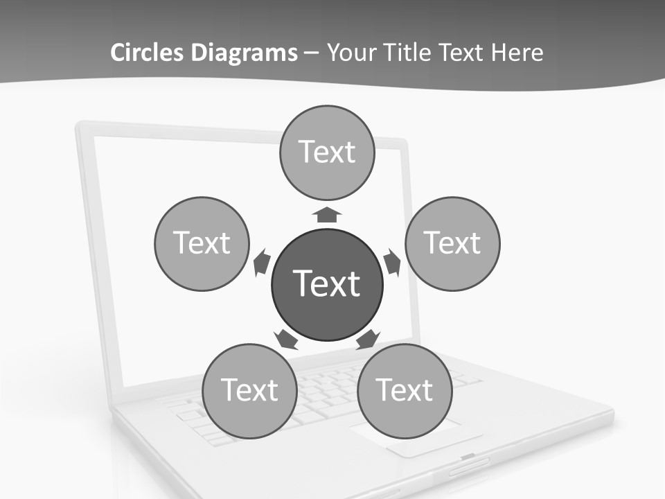 Mobile Business Symbol PowerPoint Template