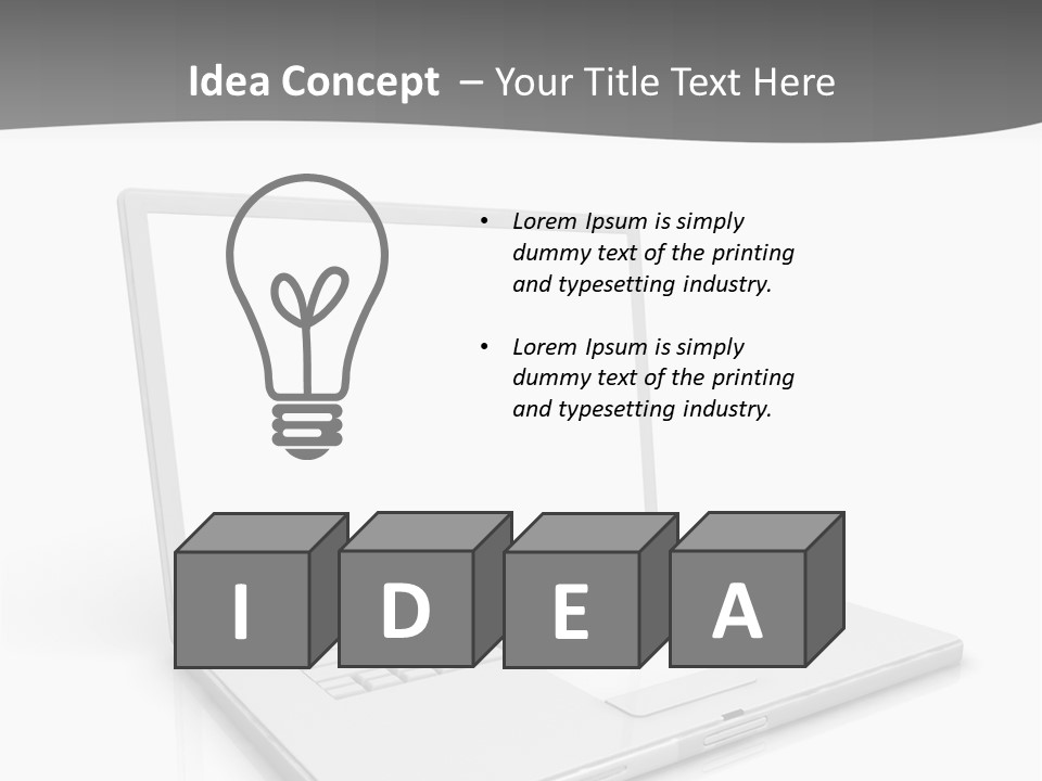 Mobile Business Symbol PowerPoint Template