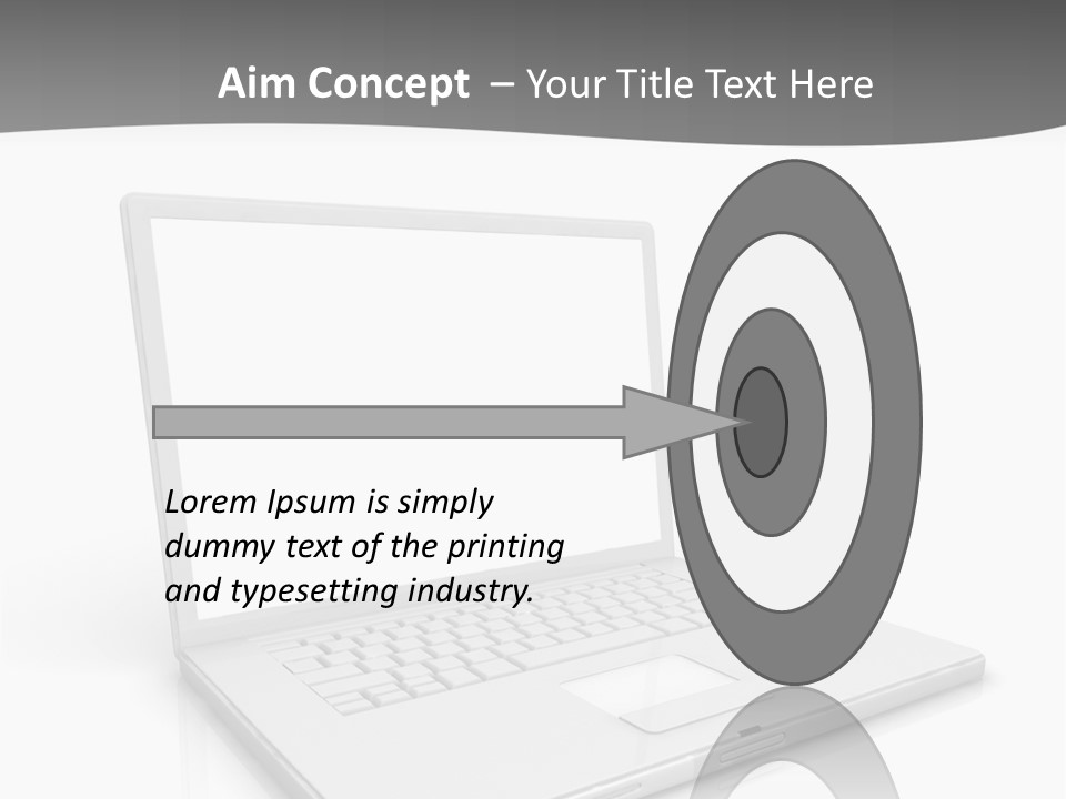 Mobile Business Symbol PowerPoint Template