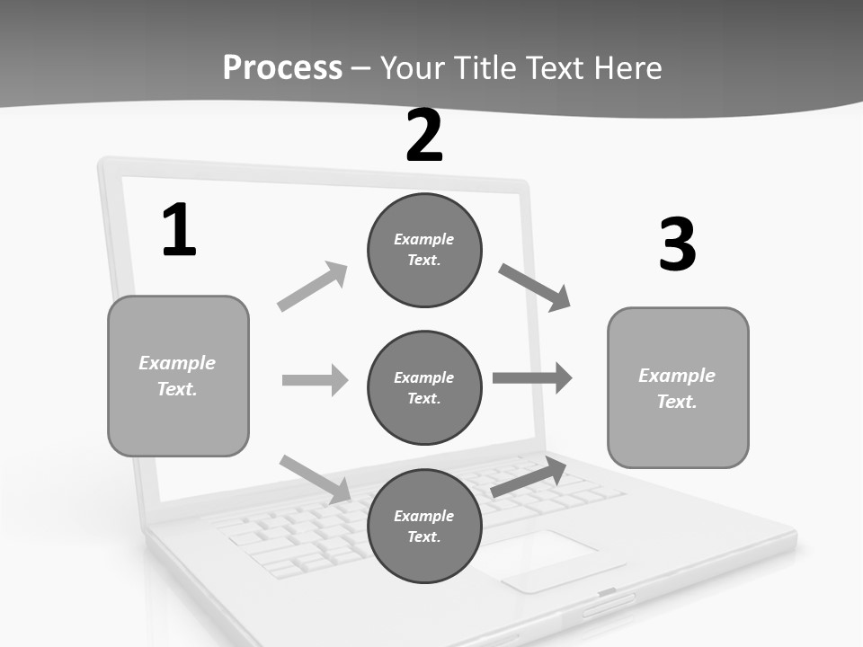Mobile Business Symbol PowerPoint Template