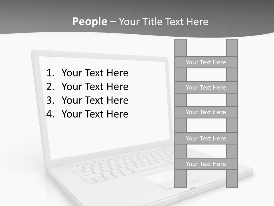 Mobile Business Symbol PowerPoint Template