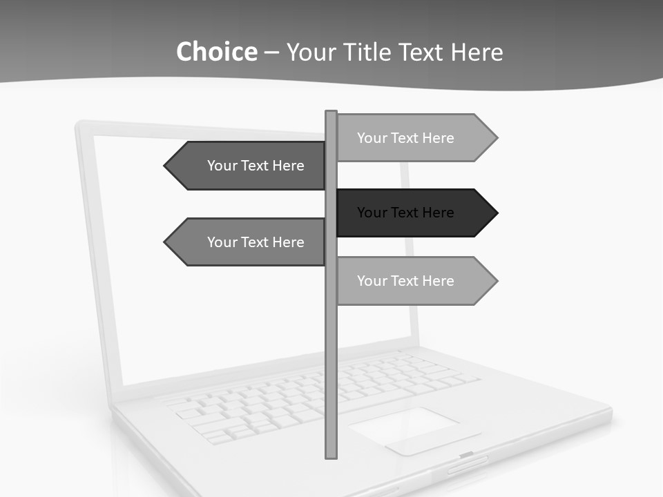 Mobile Business Symbol PowerPoint Template