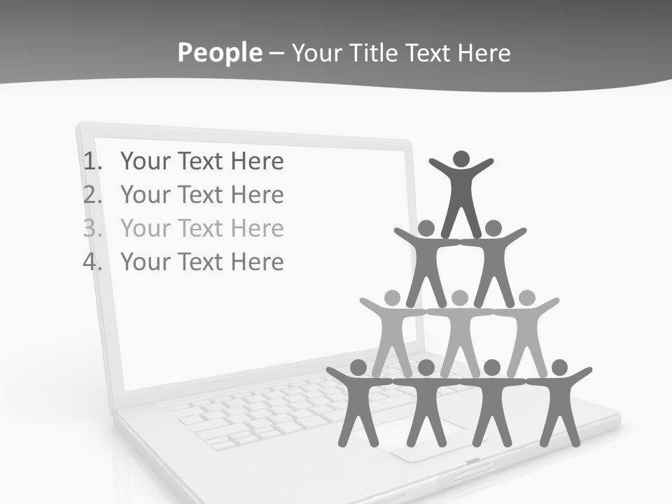 Mobile Business Symbol PowerPoint Template