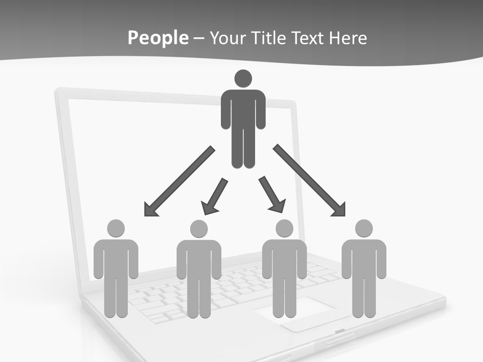 Mobile Business Symbol PowerPoint Template