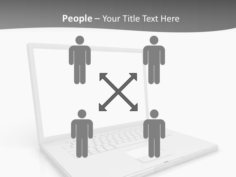 Mobile Business Symbol PowerPoint Template