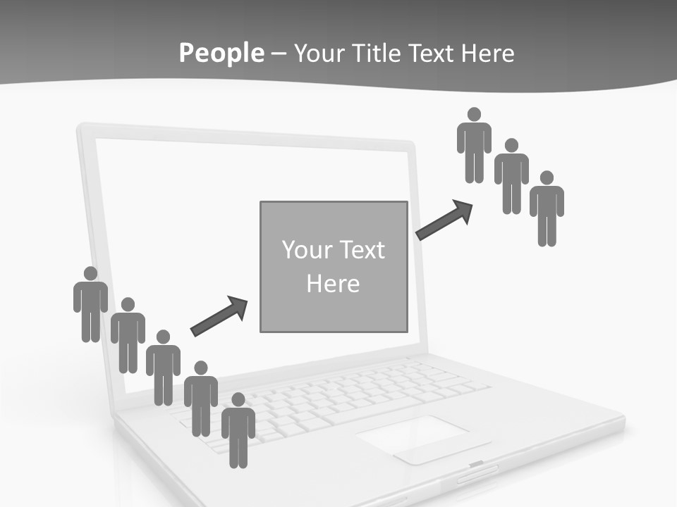 Mobile Business Symbol PowerPoint Template