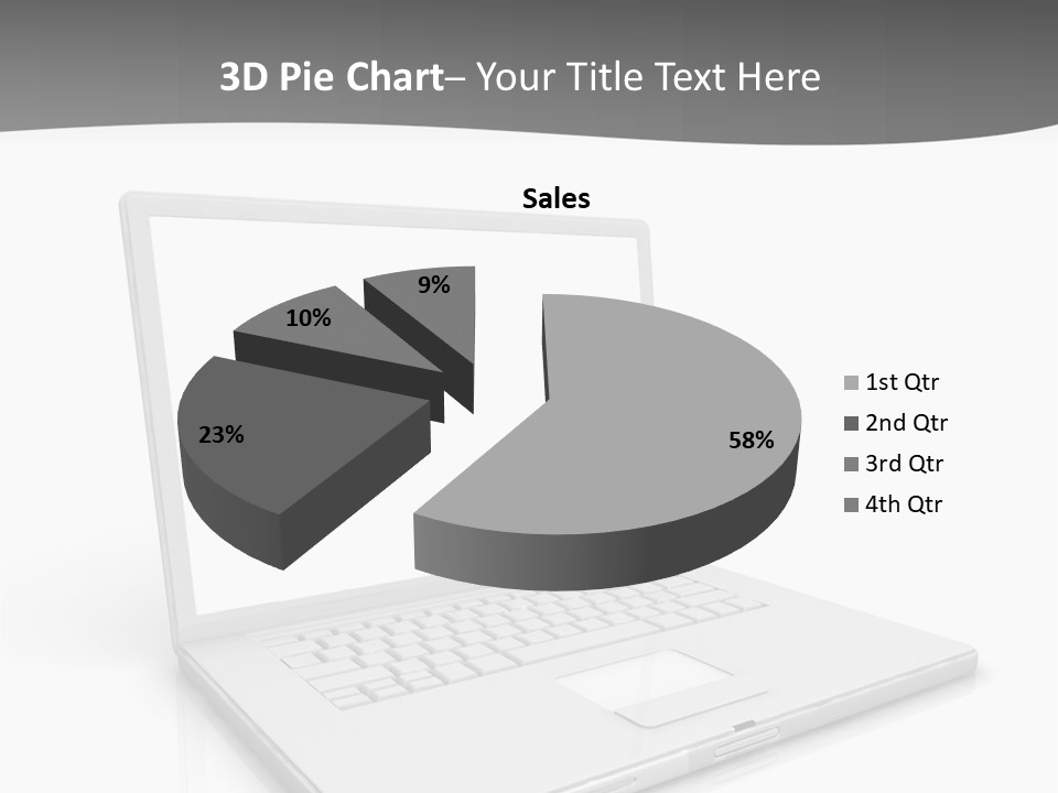 Mobile Business Symbol PowerPoint Template