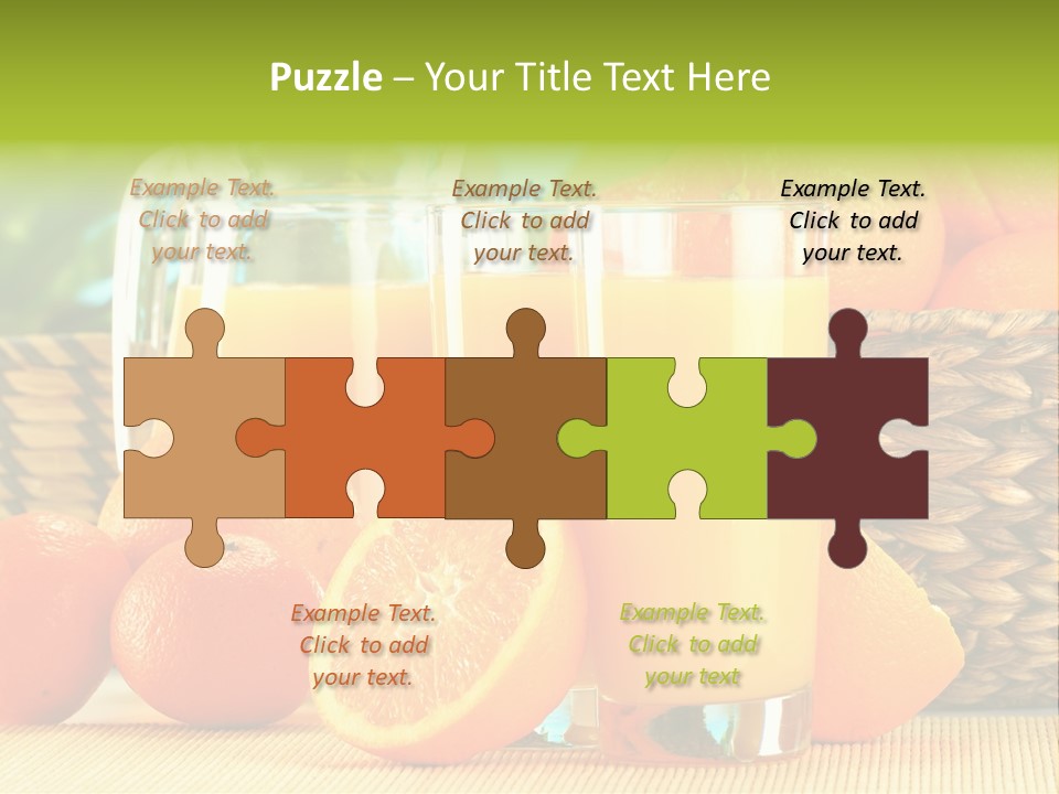 Consumer Cut Kitchen PowerPoint Template