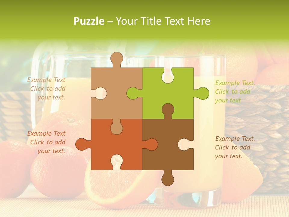 Consumer Cut Kitchen PowerPoint Template