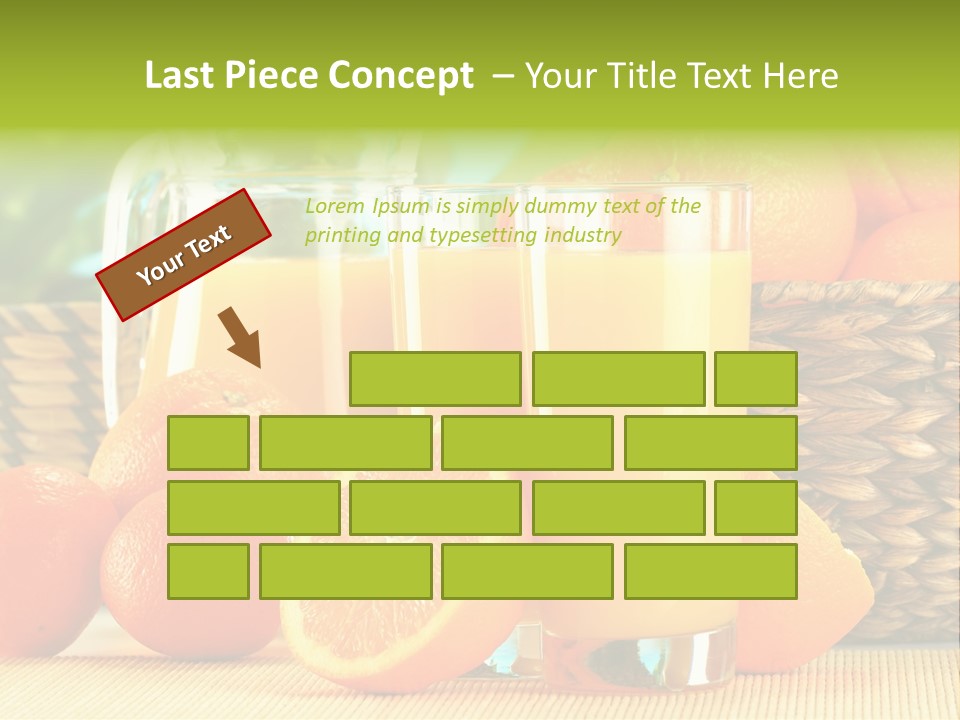 Consumer Cut Kitchen PowerPoint Template