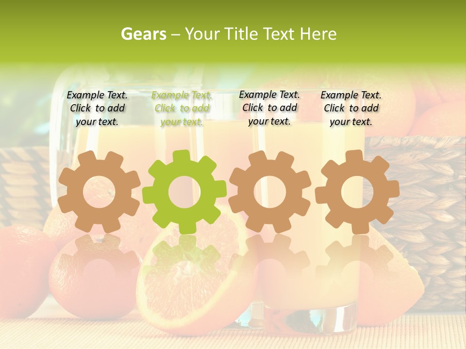 Consumer Cut Kitchen PowerPoint Template