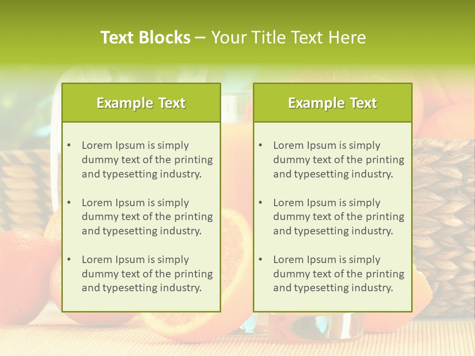 Consumer Cut Kitchen PowerPoint Template