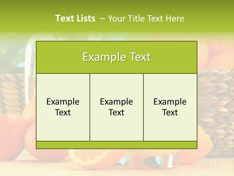 Consumer Cut Kitchen PowerPoint Template