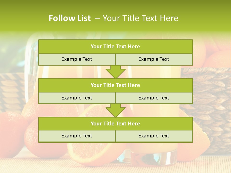 Consumer Cut Kitchen PowerPoint Template