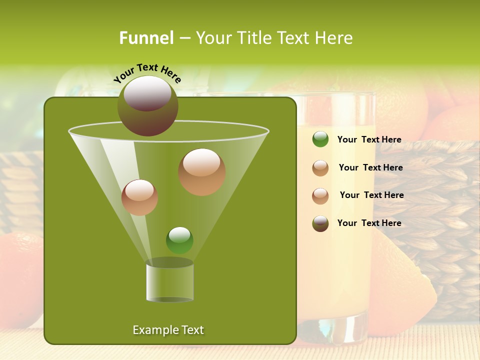 Consumer Cut Kitchen PowerPoint Template