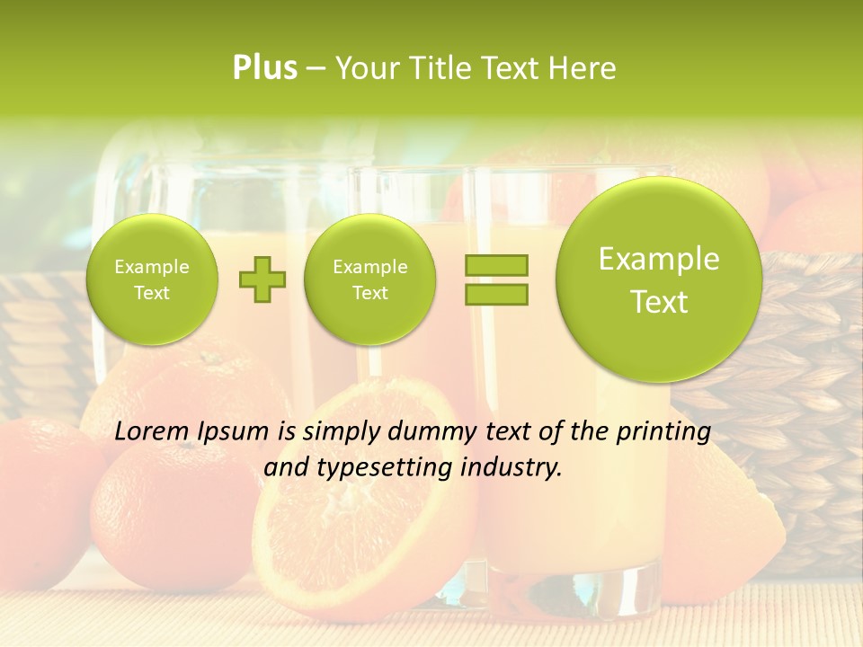 Consumer Cut Kitchen PowerPoint Template