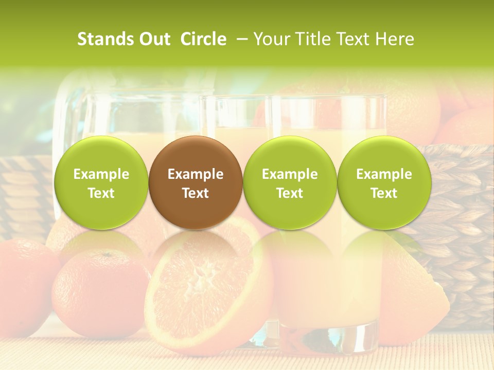 Consumer Cut Kitchen PowerPoint Template