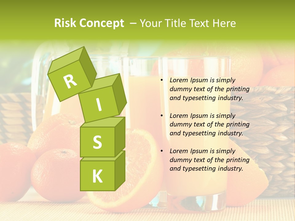 Consumer Cut Kitchen PowerPoint Template