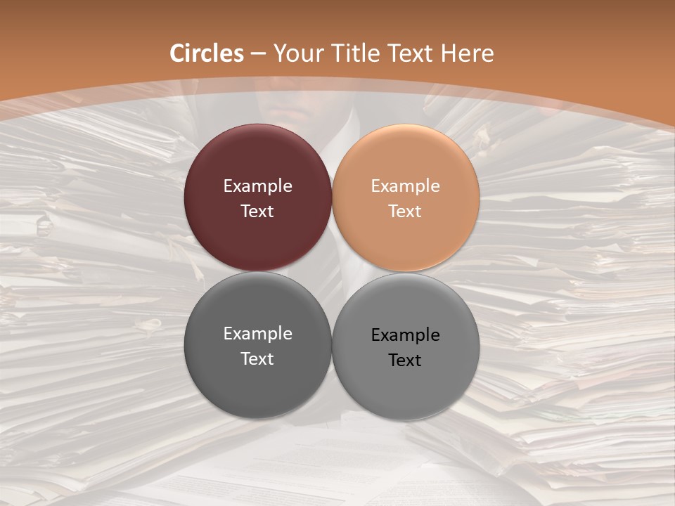 Looking Files Serious PowerPoint Template