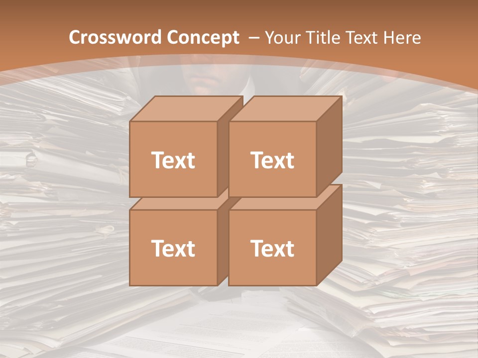 Looking Files Serious PowerPoint Template