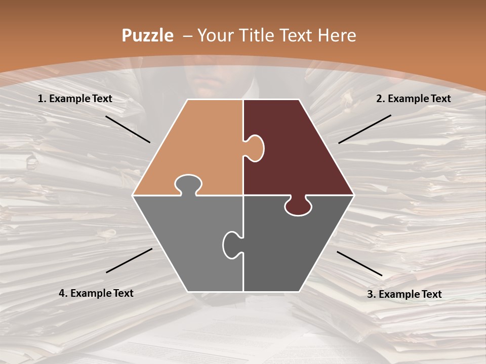 Looking Files Serious PowerPoint Template
