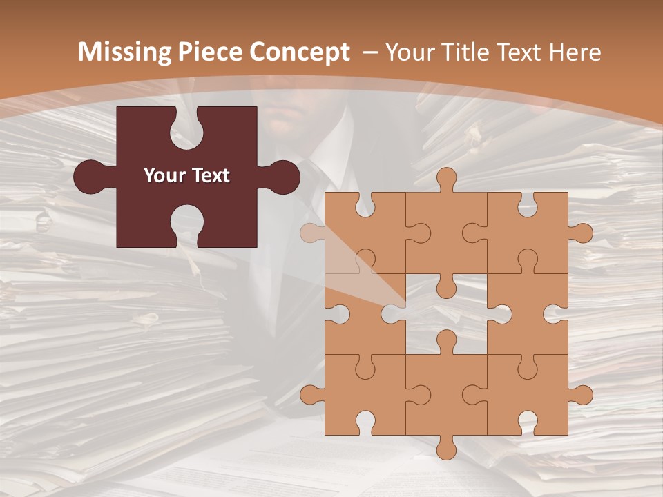 Looking Files Serious PowerPoint Template