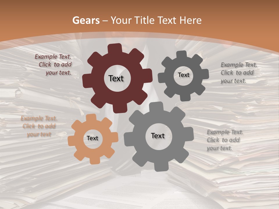 Looking Files Serious PowerPoint Template
