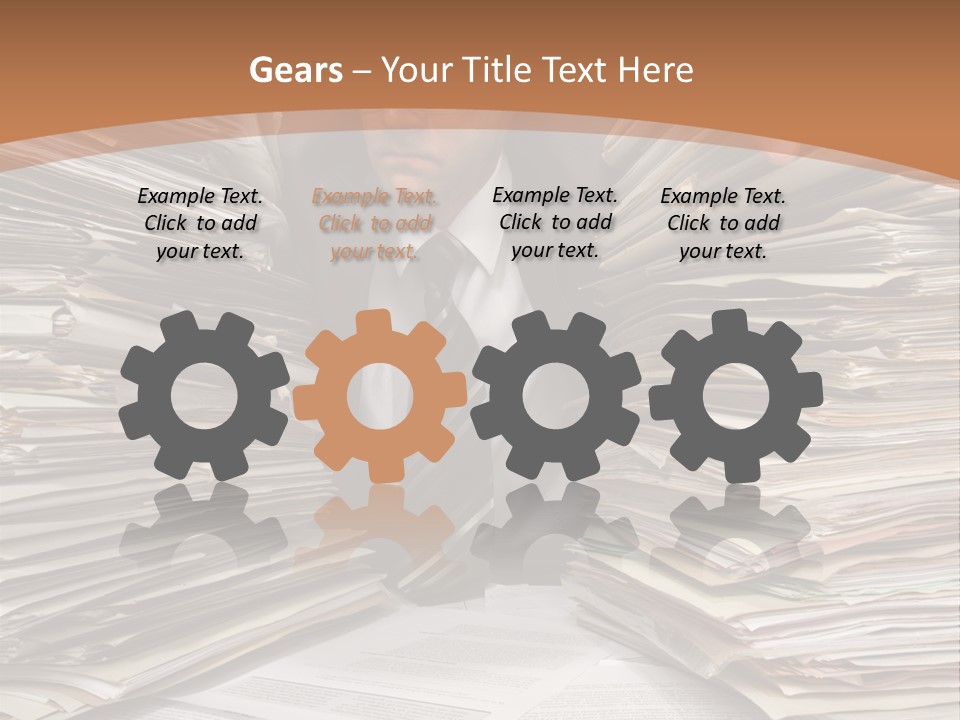 Looking Files Serious PowerPoint Template