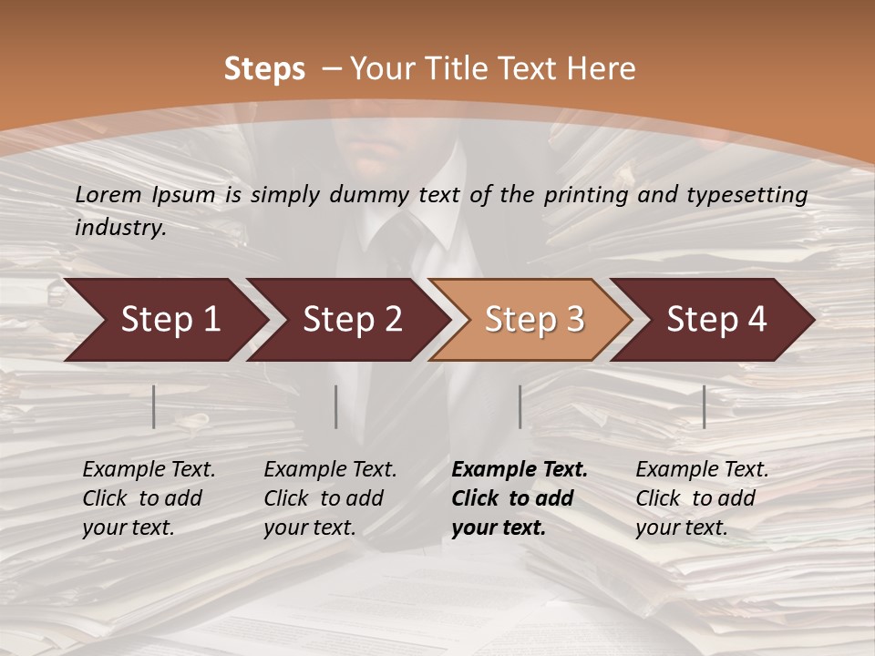 Looking Files Serious PowerPoint Template