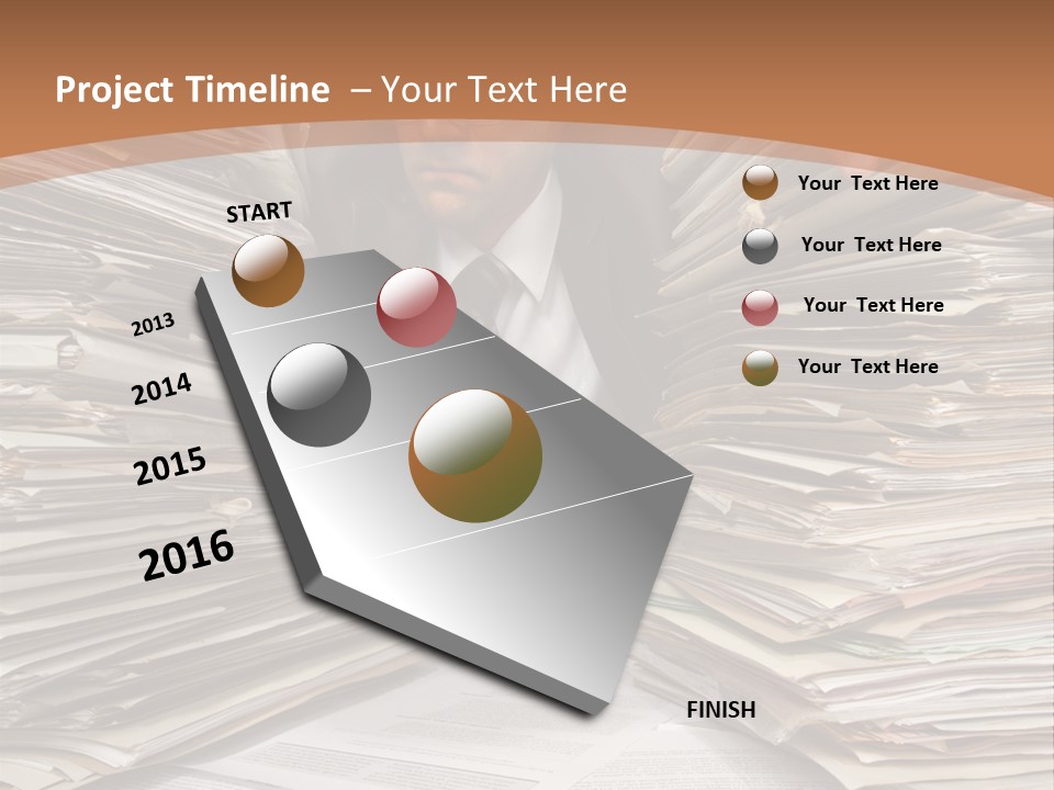 Looking Files Serious PowerPoint Template
