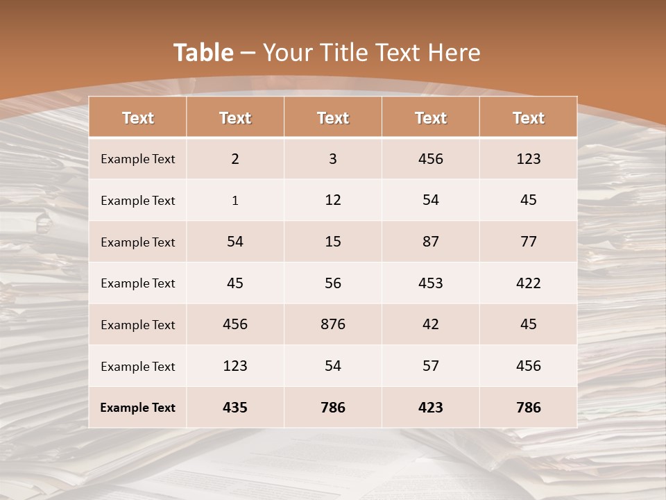 Looking Files Serious PowerPoint Template