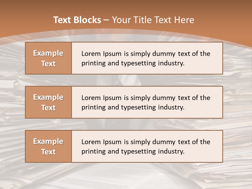Looking Files Serious PowerPoint Template