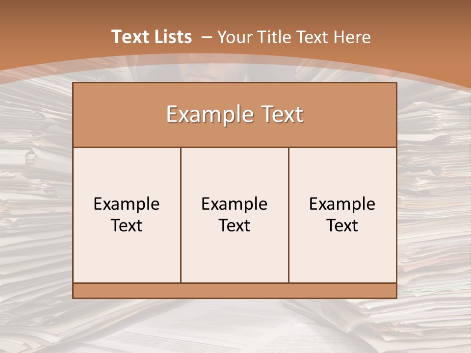 Looking Files Serious PowerPoint Template