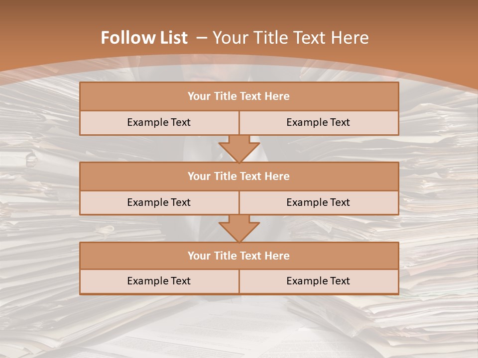Looking Files Serious PowerPoint Template