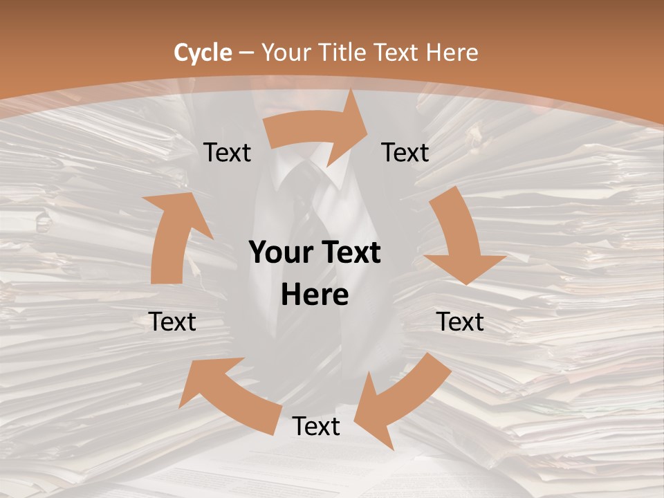 Looking Files Serious PowerPoint Template