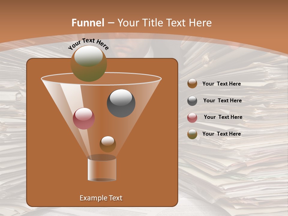 Looking Files Serious PowerPoint Template