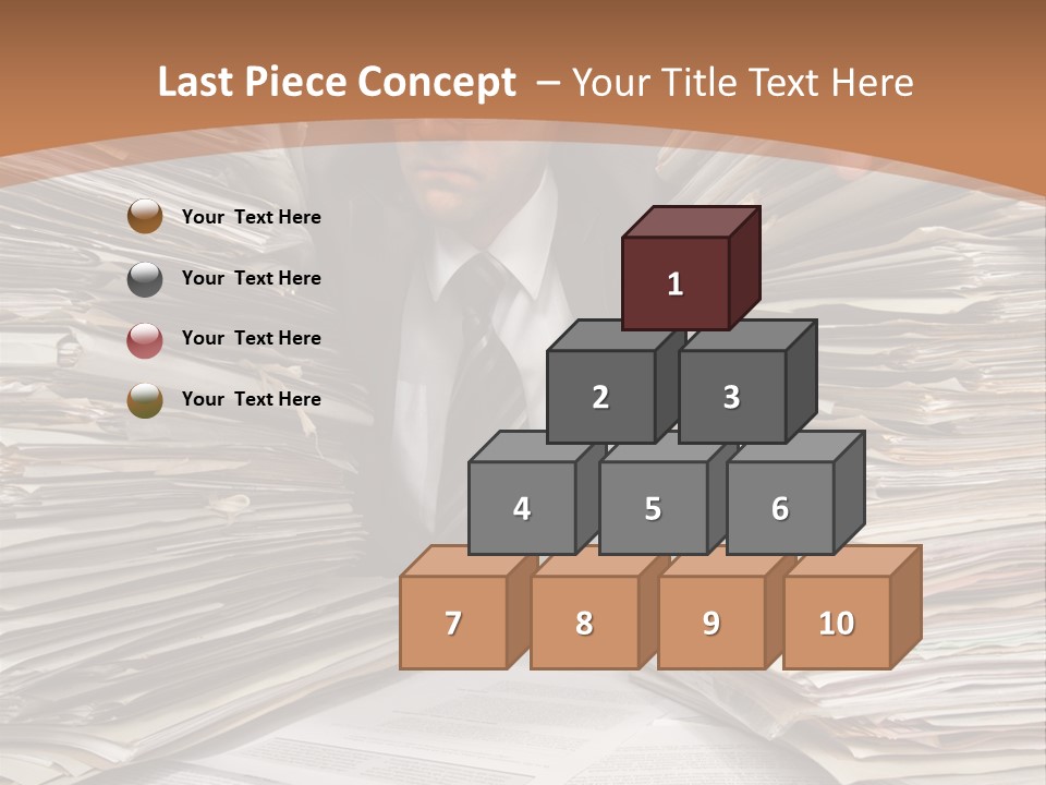 Looking Files Serious PowerPoint Template