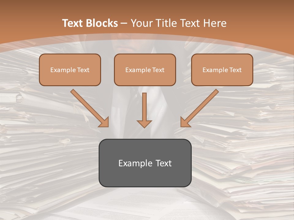 Looking Files Serious PowerPoint Template