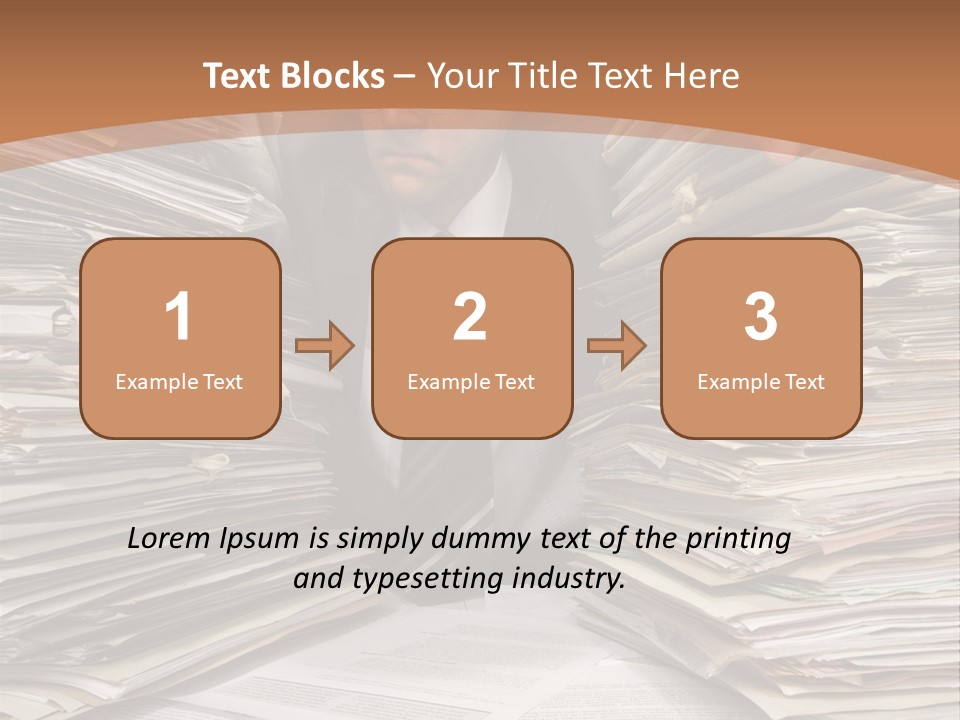 Looking Files Serious PowerPoint Template