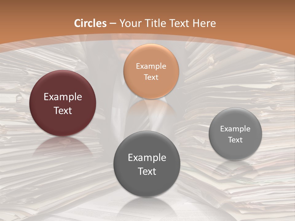 Looking Files Serious PowerPoint Template