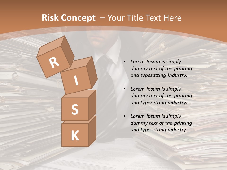 Looking Files Serious PowerPoint Template