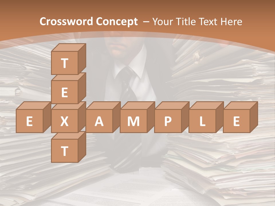 Looking Files Serious PowerPoint Template