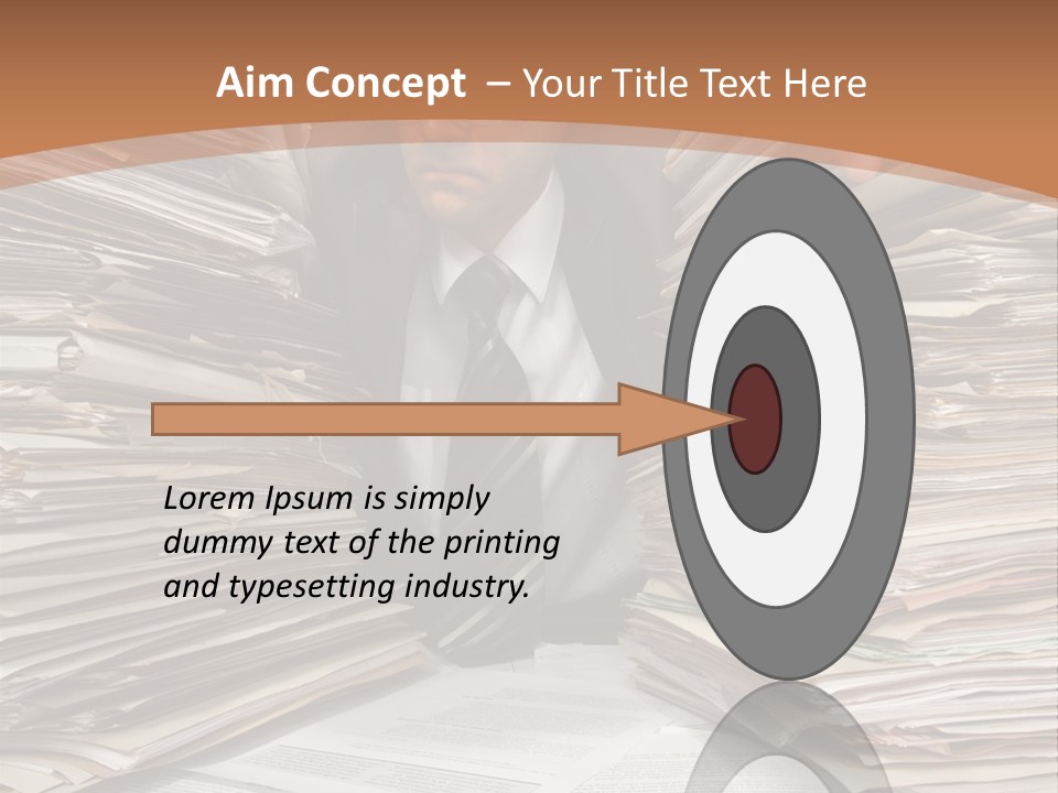 Looking Files Serious PowerPoint Template