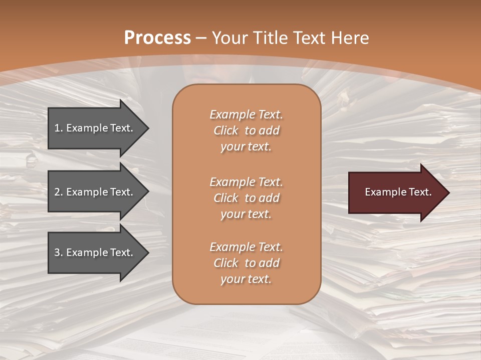 Looking Files Serious PowerPoint Template