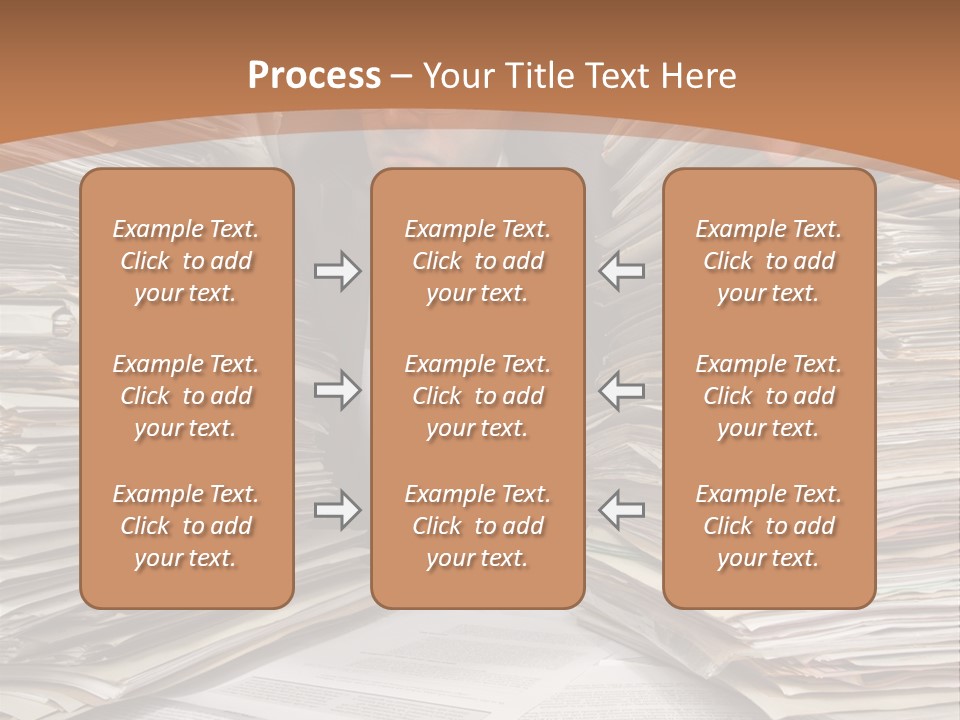 Looking Files Serious PowerPoint Template