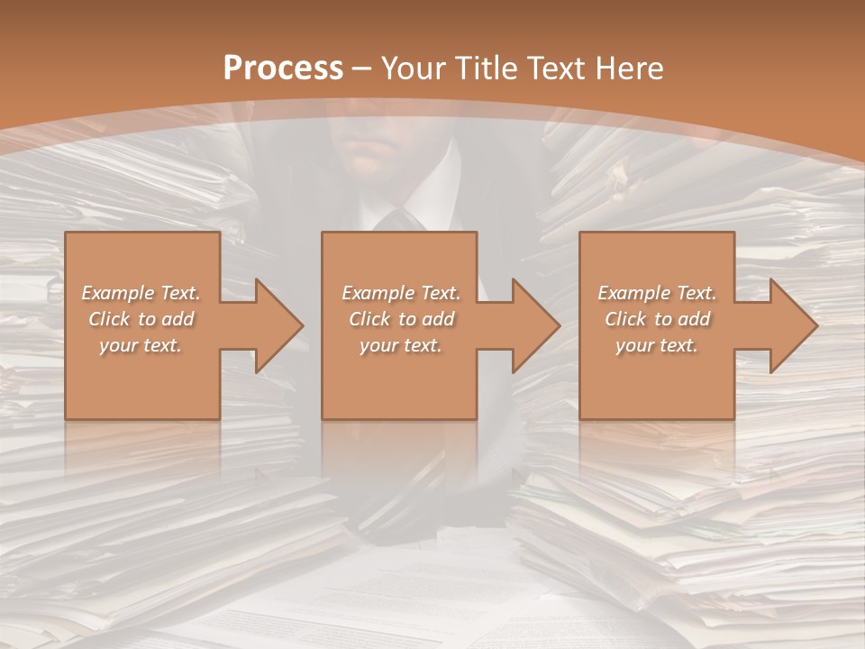 Looking Files Serious PowerPoint Template